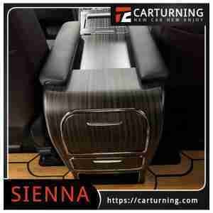 Toyota Sienna Armrest Box Armrest box rear cover (including flip up water cup holder).006