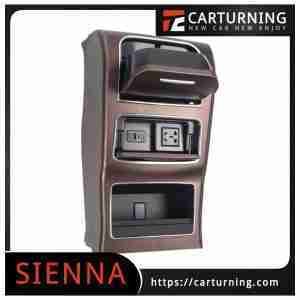 Toyota Sienna Armrest Box Armrest box rear cover (including flip up water cup holder).009