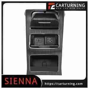 Toyota Sienna Armrest Box Armrest box rear cover (including flip up water cup holder).012