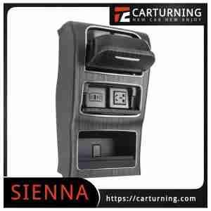 Toyota Sienna Armrest Box Armrest box rear cover (including flip up water cup holder).014