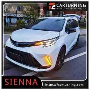 Toyota Sienna Body Kit Mesh grill insert black pearl 4 piece set.006