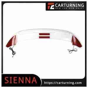 Toyota Sienna Body Kit Rear Spoiler With LED Lights.008