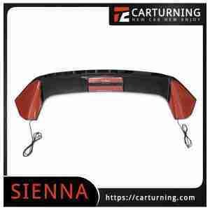 Toyota Sienna Body Kit Rear Spoiler With LED Lights.009