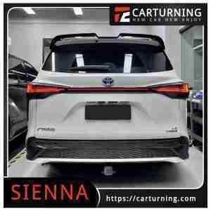 Toyota Sienna Body Kit Rear Wing Gloss Black with Paint.003