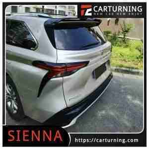 Toyota Sienna Body Kit Rear Wing Gloss Black with Paint.005