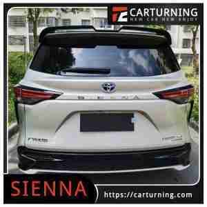 Toyota Sienna Body Kit Rear Wing Gloss Black with Paint.007