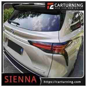 Toyota Sienna Body Kit Rear Wing Gloss Black with Paint.008