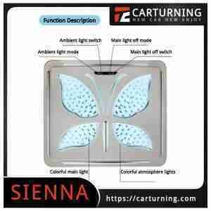 Toyota Sienna Roof Light Happy Butterfly style.010