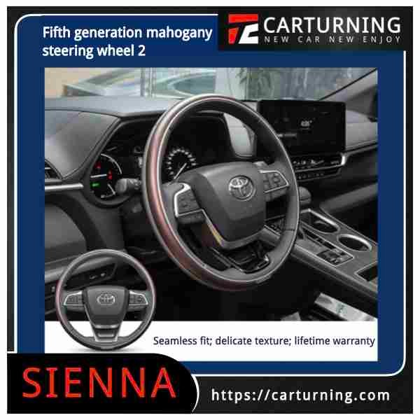 Toyota Sienna Steering Wheel Fifth Mahogany Model CARTURNING