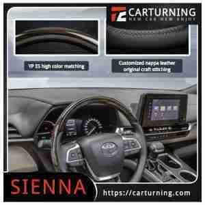Toyota Sienna Steering Wheel Mahogany model.002