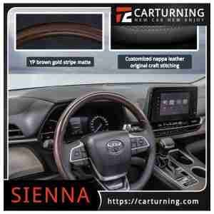 Toyota Sienna Steering Wheel Mahogany model.004
