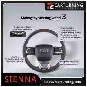 Toyota Sienna Steering Wheel Mahogany model.005