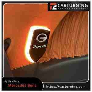 Benz V Class:Vito Ambient light Shield shaped wall lamp (customizable LOGO) 6