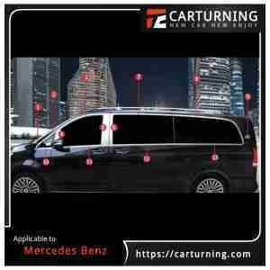 Benz V Class:Vito Body Kit Full car window trim 2