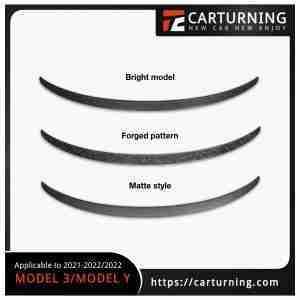 Tesla Model 3 body kit Original rear wing.002
