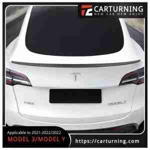 Tesla Model 3 body kit Original rear wing.003