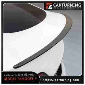 Tesla Model 3 body kit Original rear wing.004