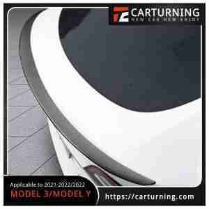 Tesla Model 3 body kit Original rear wing.005