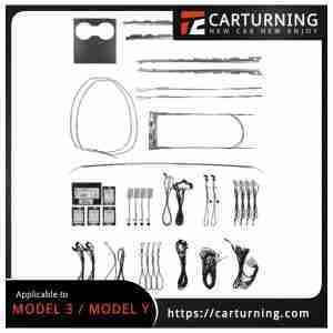 Tesla Model 3:Model Y Ambient light Laser carving ambient light.003