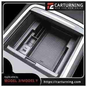 Tesla Model 3:Model Y Central storage box.012