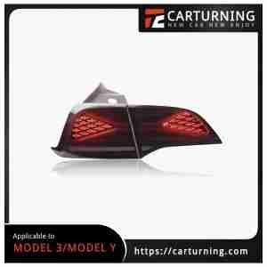 Tesla Model 3:Model Y Electronic appliances Blackened taillight starry sky style.005
