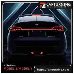 Tesla Model 3:Model Y Electronic appliances Lightsaber pierced through taillight.002