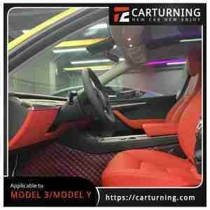 Tesla Model 3:Model Y Interiors Real carbon fiber version.010