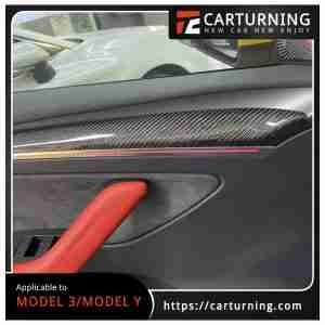 Tesla Model 3:Model Y Interiors Real carbon fiber version.011