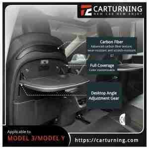 Tesla Model 3:Model Y table Carbon fiber model.008