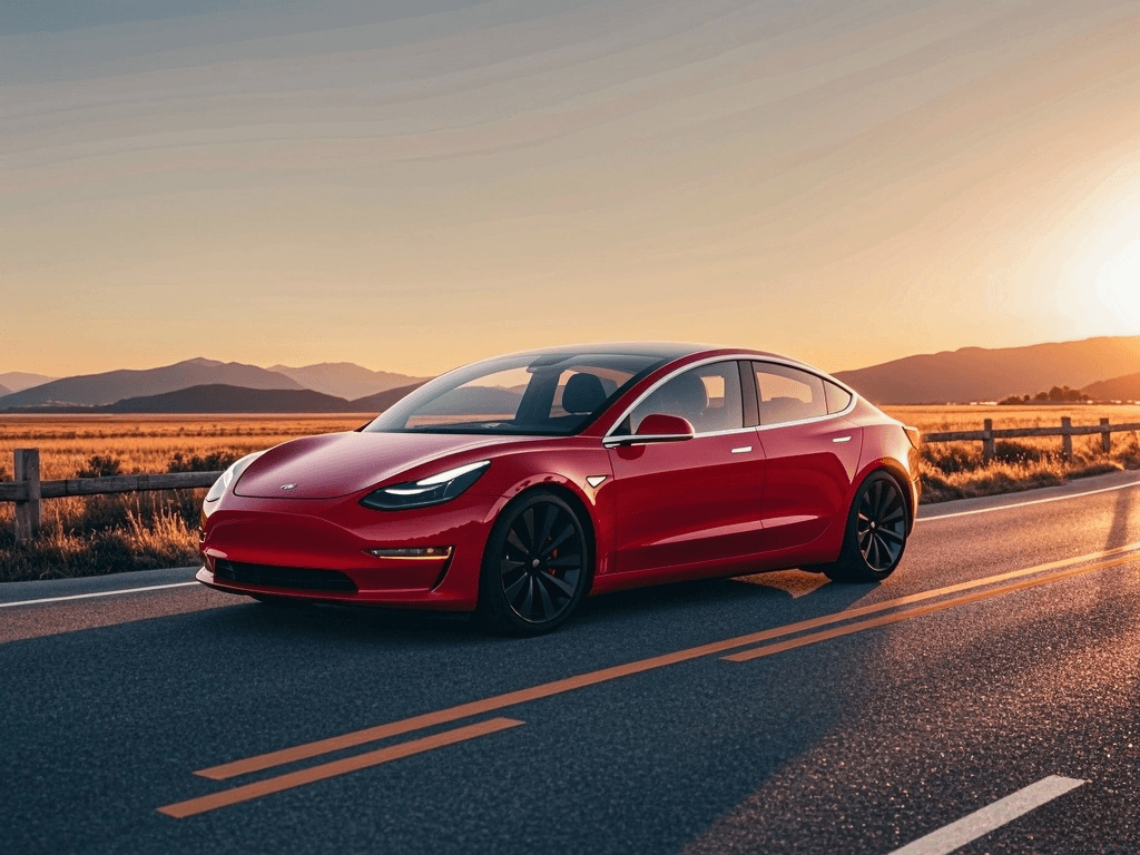 Tesla Model 3 - carturning